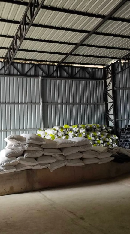 Coffee Sacks in Warehouse